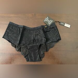 BeMe New York Rough & Tumble Lace French Knicker. Size S. NWT
